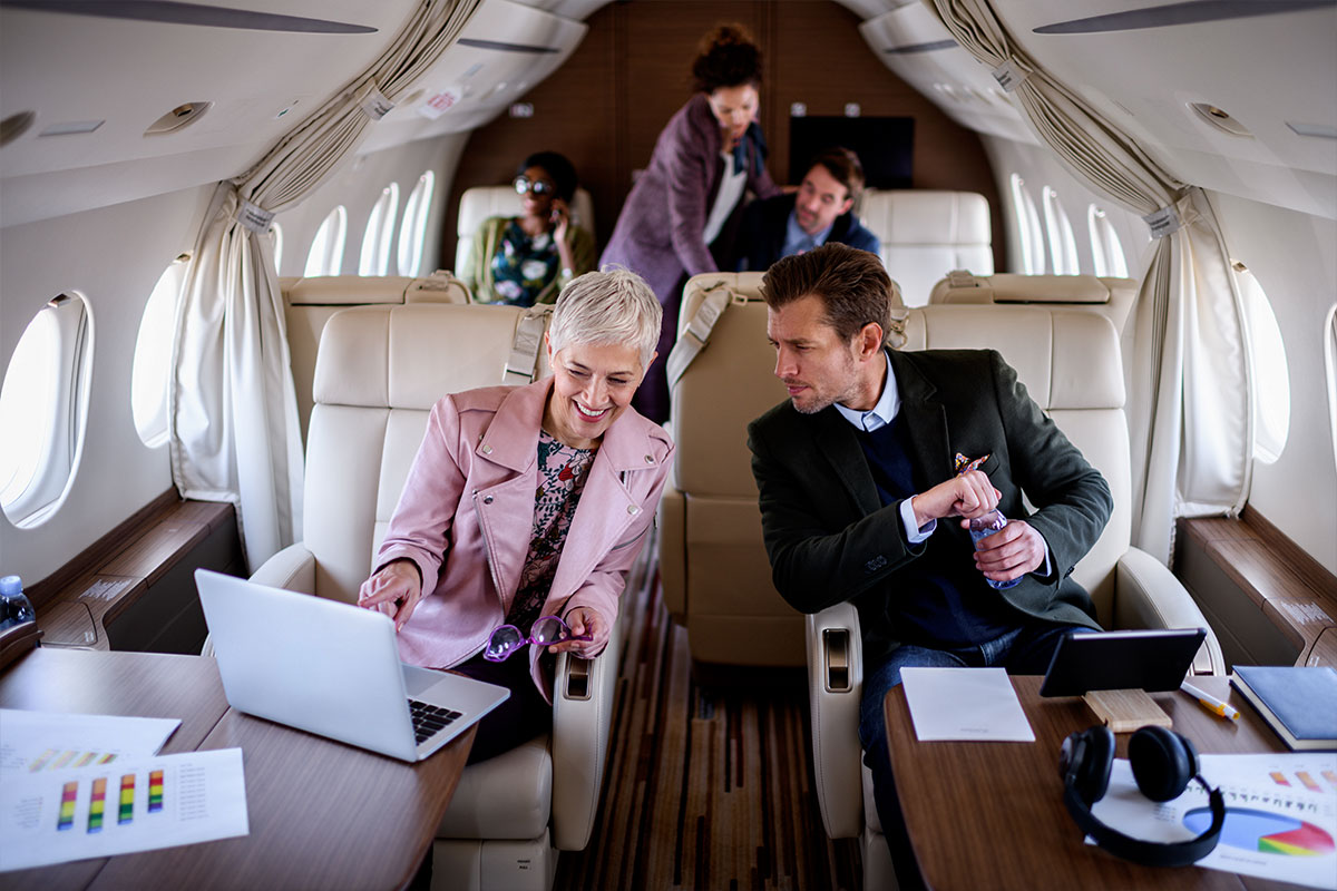 skyluxe aviation private jet
